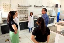 O reitor Clay Anderson Nunes Chagas, visitou o campus XVlll de Cametá e reuniu com servidores e alunos, na sexta-feira, 18. Foto: Sidney Oliveira/Ascom Uepa.