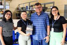 O reitor Clay Anderson Nunes Chagas, visitou o campus XVlll de Cametá e reuniu com servidores e alunos, na sexta-feira, 18. Foto: Sidney Oliveira/Ascom Uepa.