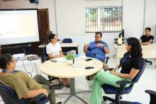 O reitor Clay Anderson Nunes Chagas, visitou o campus XVlll de Cametá e reuniu com servidores e alunos, na sexta-feira, 18. Foto: Sidney Oliveira/Ascom Uepa.