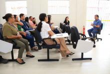 O reitor Clay Anderson Nunes Chagas, visitou o campus XVlll de Cametá e reuniu com servidores e alunos, na sexta-feira, 18. Foto: Sidney Oliveira/Ascom Uepa.