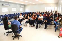 O reitor Clay Anderson Nunes Chagas, visitou o campus XVlll de Cametá e reuniu com servidores e alunos, na sexta-feira, 18. Foto: Sidney Oliveira/Ascom Uepa.