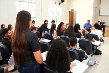 O reitor Clay Anderson Nunes Chagas, visitou o campus XVlll de Cametá e reuniu com servidores e alunos, na sexta-feira, 18. Foto: Sidney Oliveira/Ascom Uepa.