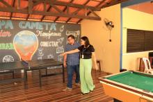 O reitor Clay Anderson Nunes Chagas, visitou o campus XVlll de Cametá e reuniu com servidores e alunos, na sexta-feira, 18. Foto: Sidney Oliveira/Ascom Uepa.