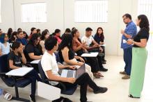 O reitor Clay Anderson Nunes Chagas, visitou o campus XVlll de Cametá e reuniu com servidores e alunos, na sexta-feira, 18. Foto: Sidney Oliveira/Ascom Uepa.