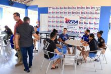 O reitor Clay Anderson Nunes Chagas, inaugurou duas salas no campus de São Miguel do Guamá: Sala multidisciplinar de ensino, pesquisa e exteção - Guilherme Antônio da Costa e a sala de  diretório acadêmico, no dia 4 de outubro. Além da inauguração, Clay Chagas visitou as as  demais dependências e apresentou a nova coordenadora de São Miguel do Guamá, Sara Sulima. Foto: Sidney Oliveira/Ascom Uepa.