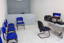 O reitor Clay Anderson Nunes Chagas, inaugurou duas salas no campus de São Miguel do Guamá: Sala multidisciplinar de ensino, pesquisa e exteção - Guilherme Antônio da Costa e a sala de  diretório acadêmico, no dia 4 de outubro. Além da inauguração, Clay Chagas visitou as as  demais dependências e apresentou a nova coordenadora de São Miguel do Guamá, Sara Sulima. Foto: Sidney Oliveira/Ascom Uepa.