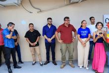 O reitor Clay Anderson Nunes Chagas, inaugurou duas salas no campus de São Miguel do Guamá: Sala multidisciplinar de ensino, pesquisa e exteção - Guilherme Antônio da Costa e a sala de  diretório acadêmico, no dia 4 de outubro. Além da inauguração, Clay Chagas visitou as as  demais dependências e apresentou a nova coordenadora de São Miguel do Guamá, Sara Sulima. Foto: Sidney Oliveira/Ascom Uepa.