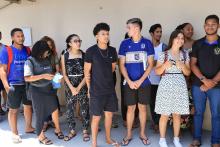 O reitor Clay Anderson Nunes Chagas, inaugurou duas salas no campus de São Miguel do Guamá: Sala multidisciplinar de ensino, pesquisa e exteção - Guilherme Antônio da Costa e a sala de  diretório acadêmico, no dia 4 de outubro. Além da inauguração, Clay Chagas visitou as as  demais dependências e apresentou a nova coordenadora de São Miguel do Guamá, Sara Sulima. Foto: Sidney Oliveira/Ascom Uepa.