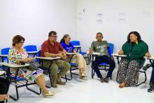 O reitor Clay Anderson Nunes Chagas, inaugurou duas salas no campus de São Miguel do Guamá: Sala multidisciplinar de ensino, pesquisa e exteção - Guilherme Antônio da Costa e a sala de  diretório acadêmico, no dia 4 de outubro. Além da inauguração, Clay Chagas visitou as as  demais dependências e apresentou a nova coordenadora de São Miguel do Guamá, Sara Sulima. Foto: Sidney Oliveira/Ascom Uepa.