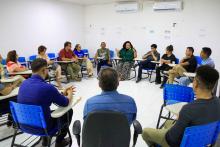 O reitor Clay Anderson Nunes Chagas, inaugurou duas salas no campus de São Miguel do Guamá: Sala multidisciplinar de ensino, pesquisa e exteção - Guilherme Antônio da Costa e a sala de  diretório acadêmico, no dia 4 de outubro. Além da inauguração, Clay Chagas visitou as as  demais dependências e apresentou a nova coordenadora de São Miguel do Guamá, Sara Sulima. Foto: Sidney Oliveira/Ascom Uepa.