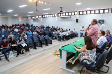 O Seminário de Cognição de Educação Matemática, iniciou na manhã desta terça-feira,24, no auditório Paulo Frente de CCSE. Foto : Sidney Oliveira/Ascom Uepa.