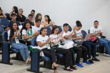 O Seminário de Cognição de Educação Matemática, iniciou na manhã desta terça-feira,24, no auditório Paulo Frente de CCSE. Foto : Sidney Oliveira/Ascom Uepa.