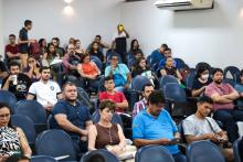 O Seminário de Cognição de Educação Matemática, iniciou na manhã desta terça-feira,24, no auditório Paulo Frente de CCSE. Foto : Sidney Oliveira/Ascom Uepa.