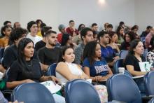 O Seminário de Cognição de Educação Matemática, iniciou na manhã desta terça-feira,24, no auditório Paulo Frente de CCSE. Foto : Sidney Oliveira/Ascom Uepa.