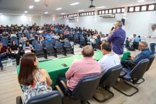 O Seminário de Cognição de Educação Matemática, iniciou na manhã desta terça-feira,24, no auditório Paulo Frente de CCSE. Foto : Sidney Oliveira/Ascom Uepa.