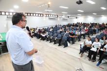 O Seminário de Cognição de Educação Matemática, iniciou na manhã desta terça-feira,24, no auditório Paulo Frente de CCSE. Foto : Sidney Oliveira/Ascom Uepa.