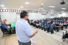 O Seminário de Cognição de Educação Matemática, iniciou na manhã desta terça-feira,24, no auditório Paulo Frente de CCSE. Foto : Sidney Oliveira/Ascom Uepa.