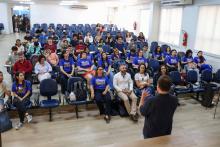 O seminário final de apresentação dos resultados do projeto Propriedade Intelectual (PI) para jovens designers foi realizado nesta  segunda-feira, 31, no auditório do Centro de Ciências Naturais e Tecnologia (CCNT), das 9h às14h. Foto: Sidney Oliveira/Ascom Uepa