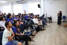 O seminário final de apresentação dos resultados do projeto Propriedade Intelectual (PI) para jovens designers foi realizado nesta  segunda-feira, 31, no auditório do Centro de Ciências Naturais e Tecnologia (CCNT), das 9h às14h. Foto: Sidney Oliveira/Ascom Uepa