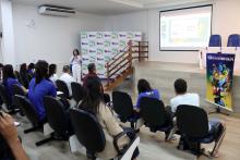 O seminário final de apresentação dos resultados do projeto Propriedade Intelectual (PI) para jovens designers foi realizado nesta  segunda-feira, 31, no auditório do Centro de Ciências Naturais e Tecnologia (CCNT), das 9h às14h. Foto: Sidney Oliveira/Ascom Uepa