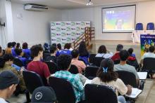 O seminário final de apresentação dos resultados do projeto Propriedade Intelectual (PI) para jovens designers foi realizado nesta  segunda-feira, 31, no auditório do Centro de Ciências Naturais e Tecnologia (CCNT), das 9h às14h. Foto: Sidney Oliveira/Ascom Uepa