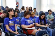 O seminário final de apresentação dos resultados do projeto Propriedade Intelectual (PI) para jovens designers foi realizado nesta  segunda-feira, 31, no auditório do Centro de Ciências Naturais e Tecnologia (CCNT), das 9h às14h. Foto: Sidney Oliveira/Ascom Uepa