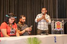 A abertura do Seminário Regional de Escuta dos Povos Indígenas sobre a criação da Universidade Indígena, foi realizado na quinta - feira, 26, na  Usina da Paz do Icuí e no campus XXII da Uepa, em Ananindeua. Foto: Sidney Oliveira/Ascom Uepa.