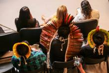A abertura do Seminário Regional de Escuta dos Povos Indígenas sobre a criação da Universidade Indígena, foi realizado na quinta - feira, 26, na  Usina da Paz do Icuí e no campus XXII da Uepa, em Ananindeua. Foto: Sidney Oliveira/Ascom Uepa.