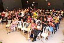 A abertura do Seminário Regional de Escuta dos Povos Indígenas sobre a criação da Universidade Indígena, foi realizado na quinta - feira, 26, na  Usina da Paz do Icuí e no campus XXII da Uepa, em Ananindeua. Foto: Sidney Oliveira/Ascom Uepa.