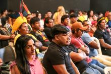 A abertura do Seminário Regional de Escuta dos Povos Indígenas sobre a criação da Universidade Indígena, foi realizado na quinta - feira, 26, na  Usina da Paz do Icuí e no campus XXII da Uepa, em Ananindeua. Foto: Sidney Oliveira/Ascom Uepa.