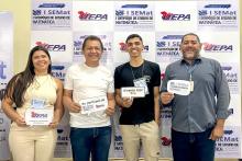 Com a finalidade de debater e refletir sobre o ensino de matemática em toda a educação básica, o Campus Vll de Conceição do Araguaia, promoveu, do dia 28 a 30 de agosto, o l SEMAT ( Simpósio de Ensino de Matemática). Toda a programação do evento foi pensada a partir dos temas das pesquisas de Trabalho de Conclusão de Curso dos discentes do 4º ano de matemática.