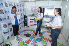 A Universidade Estadual do Pará (UEPA), participa da 76ª Reunião Anual da Sociedade Brasileira para o Progresso da Ciência (SBPC) - Na foto, equipe da Trilha da Ciência: conhecendo mulheres cientistas - Foto : Sidney Oliveira/Ascom Uepa.