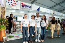 A Universidade Estadual do Pará (UEPA), participa da 76ª Reunião Anual da Sociedade Brasileira para o Progresso da Ciência (SBPC) - Na foto, equipe da Trilha da Ciência: conhecendo mulheres cientistas - Foto : Sidney Oliveira/Ascom Uepa.