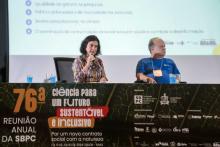 A Universidade Estadual do Pará (UEPA), participa da 76ª Reunião Anual da Sociedade Brasileira para o Progresso da Ciência (SBPC) - Na foto, a ministra da Saúde, Nísia Trindade -  Foto : Sidney Oliveira/Ascom Uepa.