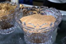 A Universidade do Estado do Pará (Uepa) marcou presença no Festival Açaí Pará - Edição COP 30, realizado nos dias 13 e 14 de junho, no Hangar Centro de Convenções, em Belém. Na foto, farinha de açaí. Foto: Marília Jardim/Ascom Uepa