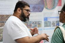 Segundo o professor Diego Aires, do Centro de Ciências Naturais e Tecnologia (CCNT), a presença da Universidade no evento é uma forma de estreitar os laços entre a produção científica e a sociedade. Foto: Marília Jardim/Ascom Uepa