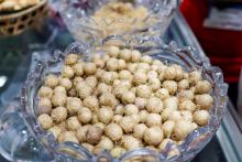 A Universidade do Estado do Pará (Uepa) marcou presença no Festival Açaí Pará - Edição COP 30, realizado nos dias 13 e 14 de junho, no Hangar Centro de Convenções, em Belém. Na foto, o caroço de açaí. Foto: Marília Jardim/Ascom Uepa