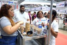 A Universidade do Estado do Pará (Uepa) marcou presença no Festival Açaí Pará - Edição COP 30, realizado nos dias 13 e 14 de junho, no Hangar Centro de Convenções, em Belém. Foto: Marília Jardim/Ascom Uepa