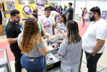 A Universidade do Estado do Pará (Uepa) marcou presença no Festival Açaí Pará - Edição COP 30, realizado nos dias 13 e 14 de junho, no Hangar Centro de Convenções, em Belém. Foto: Marília Jardim/Ascom Uepa