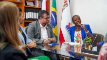  Reunião da Uepa com embaixadora de Barbados no Brasil 