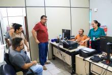 Reuniões com servidores e alunos, marcaram a visita do reitor Clay Anderson Nunes Chagas, ao campus XlV do Moju. Foto: Sidney Oliveira/Ascom Uepa.