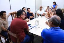 Reuniões com servidores e alunos, marcaram a visita do reitor Clay Anderson Nunes Chagas, ao campus XlV do Moju. Foto: Sidney Oliveira/Ascom Uepa.