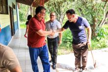 Reuniões com servidores e alunos, marcaram a visita do reitor Clay Anderson Nunes Chagas, ao campus XlV do Moju. Foto: Sidney Oliveira/Ascom Uepa.