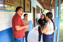 Reuniões com servidores e alunos, marcaram a visita do reitor Clay Anderson Nunes Chagas, ao campus XlV do Moju. Foto: Sidney Oliveira/Ascom Uepa.