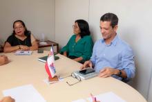 Visita do senhor Luiz Alberto Rocha de Lira, coordenador geral da Coordenação Geral de Articulação de Programas e Cursos da EaD - CAPES