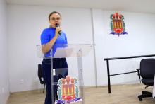 Em cumprimento de agenda, Clay Anderson Nunes Chagas, reitor a Uepa visita e reúne com servidores do campus VXl de Barcarena. Durante a agenda, o reitor ainda participou de entrega de jaleco a alunos do curso de química. Foto: Sidney Oliveira/Ascom Uepa.