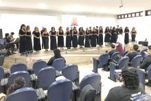 Madrigal faz apresentação em comemoração ao seu 23° aniversário. Foto: Sidney Oliveira/Ascom Uepa.