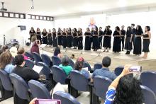 Madrigal faz apresentação em comemoração ao seu 23° aniversário. Foto: Sidney Oliveira/Ascom Uepa.