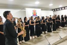 Madrigal faz apresentação em comemoração ao seu 23° aniversário. Foto: Sidney Oliveira/Ascom Uepa.