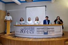 Palestras e homenagens na Semana de Enfermagem  e lançamento dos 80 anos do curso. Foto: Diane Maués (CCBS).